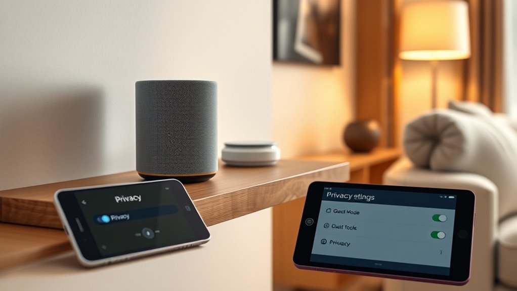 manage guest privacy settings
