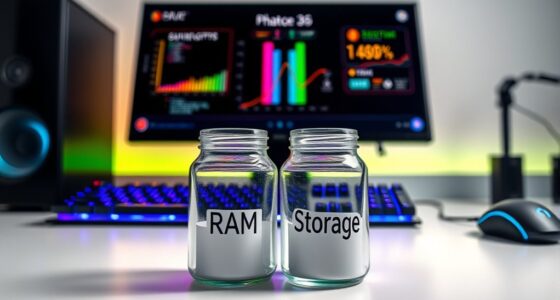 memory versus storage capacity