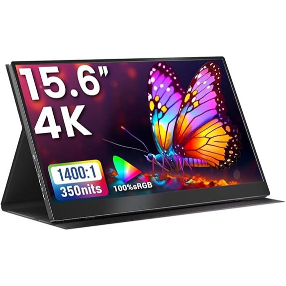 Portable 15.6 4K UHD IPS Monitor with Speakers