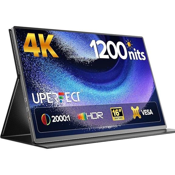 UPERFECT 16 4K Portable Monitor with USB-C & HDMI