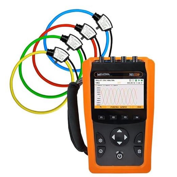 Handheld Power Quality Analyzer with Coils