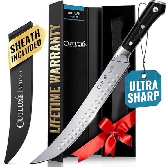 Cutluxe 10 Butcher Knife with Ergonomic Handle