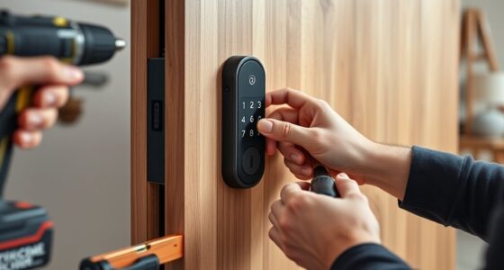 securely install smart lock