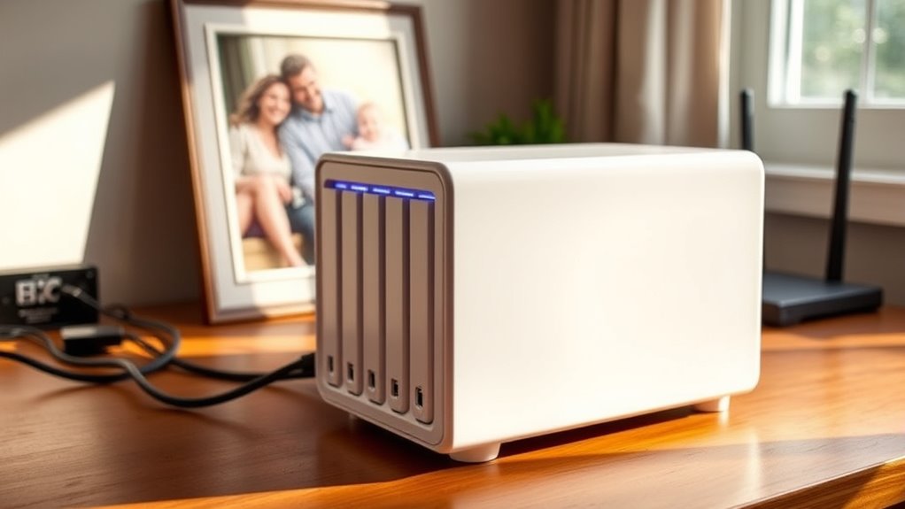 set up family nas