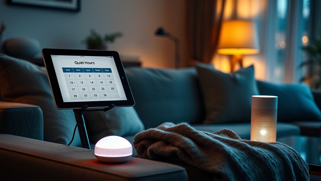 smart tech enforces quiet hours