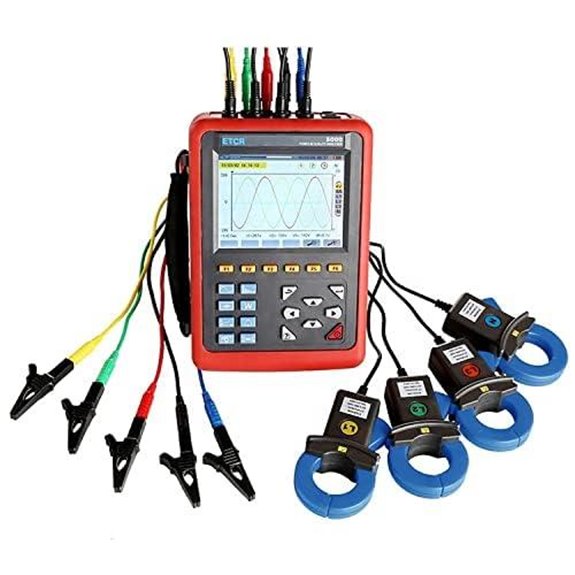 ETCR5000 3-Phase Power Quality Analyzer Set