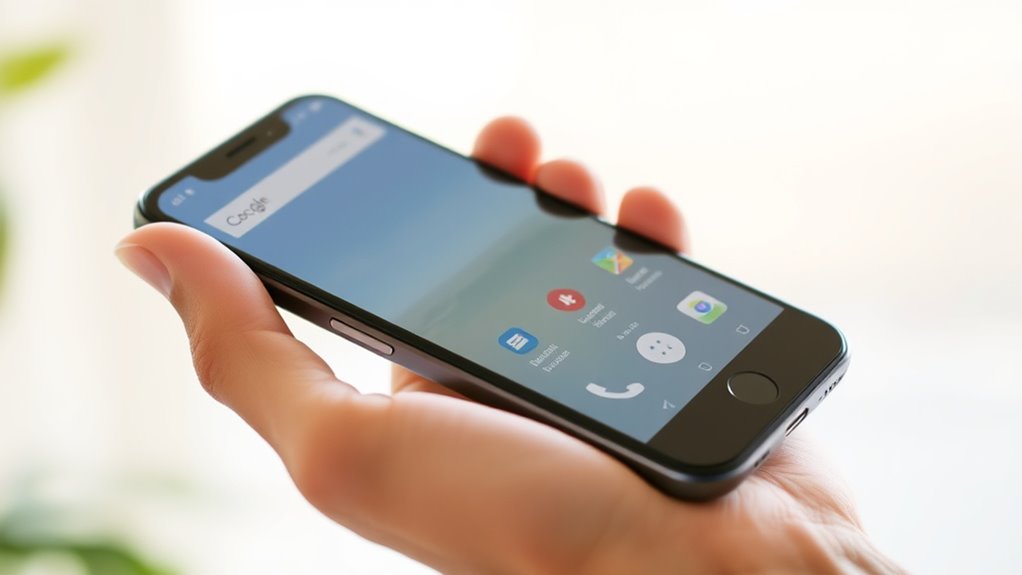 thumb friendly app layout