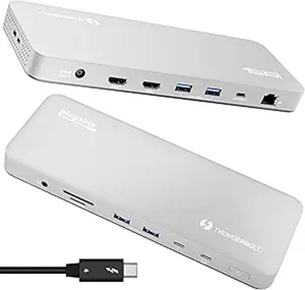 Plugable Thunderbolt 4 Dock for MacBooks