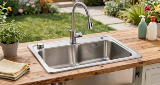 top outdoor stainless sinks