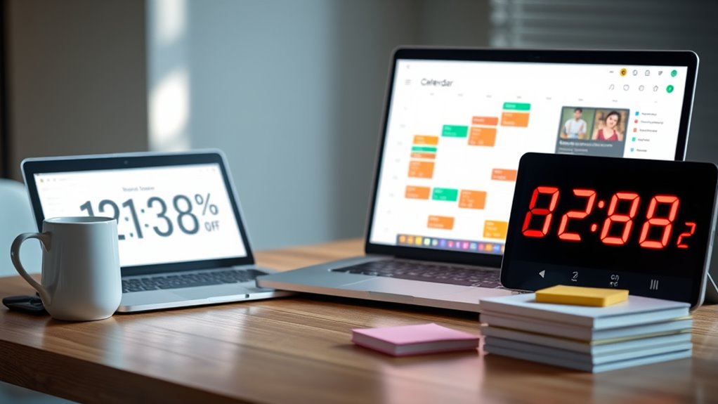 use timers to stay focused
