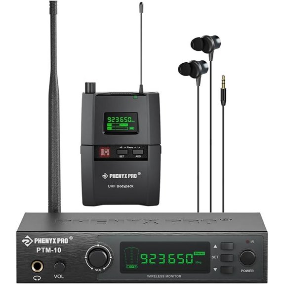 Phenyx Pro UHF Wireless In-Ear Monitor System